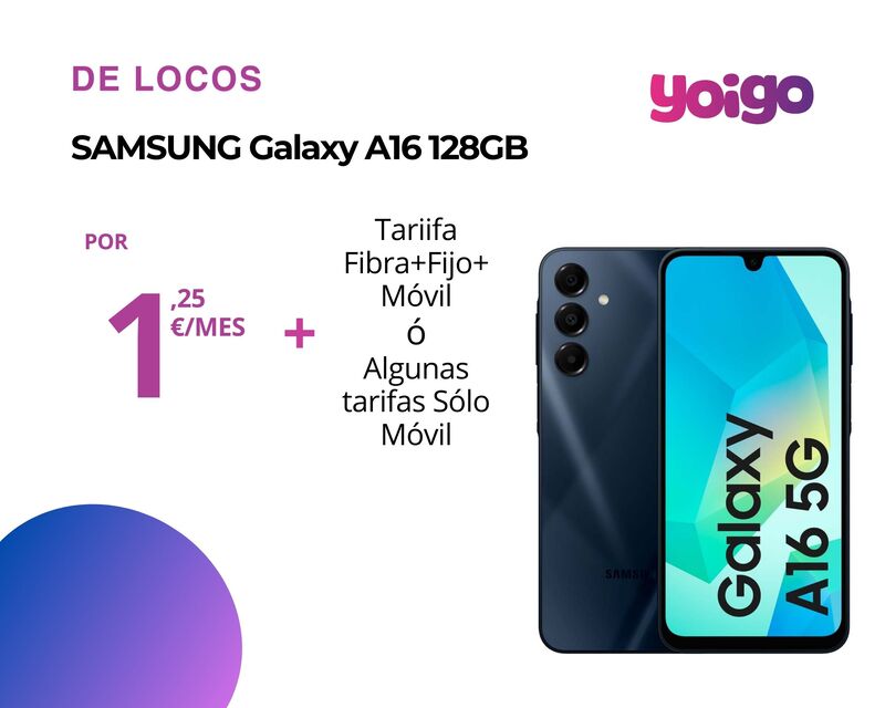 Yoigo Galaxy A16 800x640