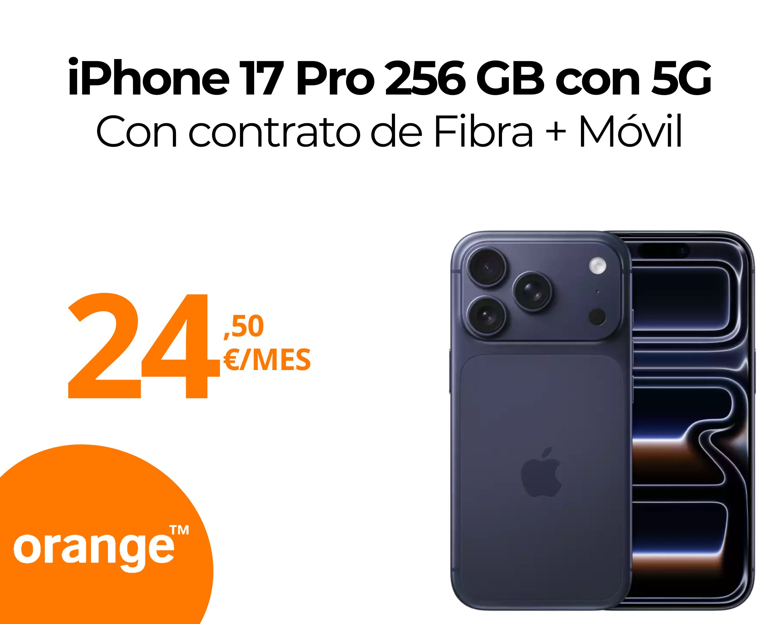 Orange iPhone 17 Pro 256
